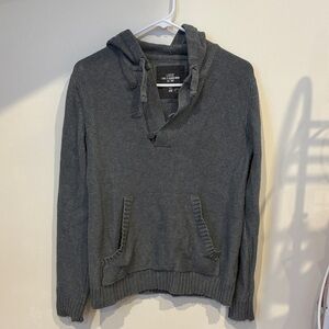 H&M Charcoal Hooded Men's Sweater